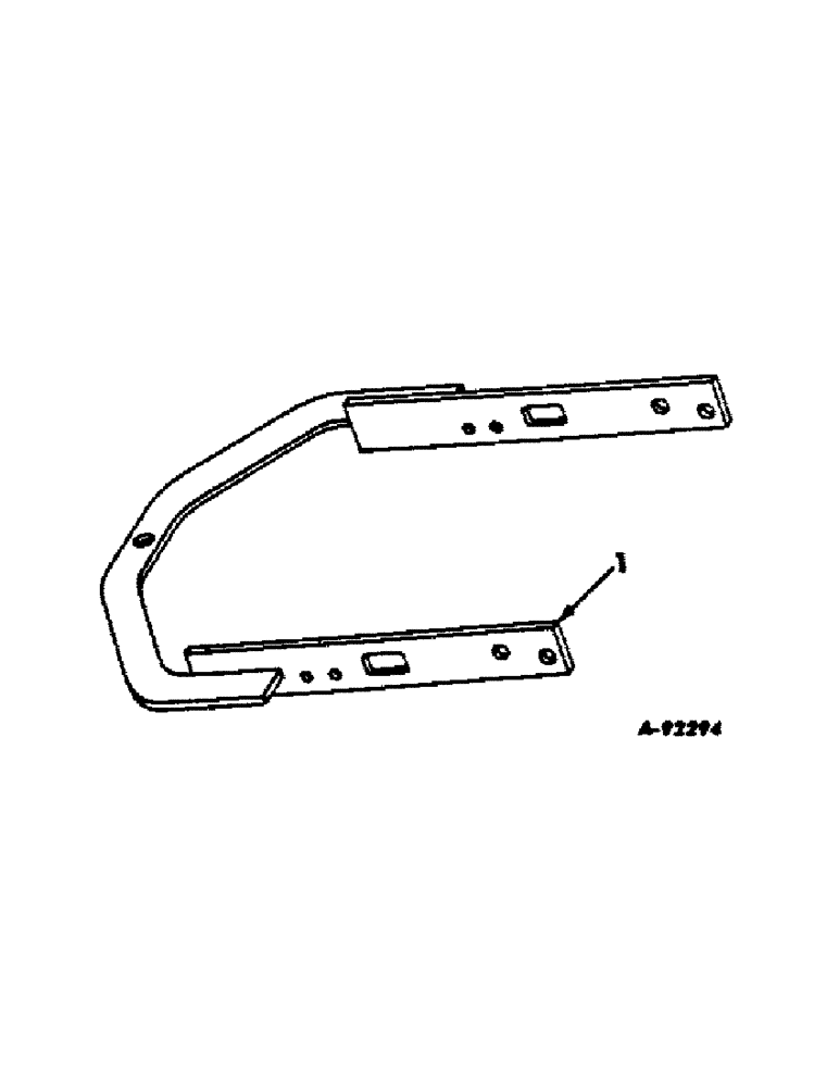 Схема запчастей Case IH 184 - (09-04) - FRAME, FIXED DRAWBAR (12) - FRAME