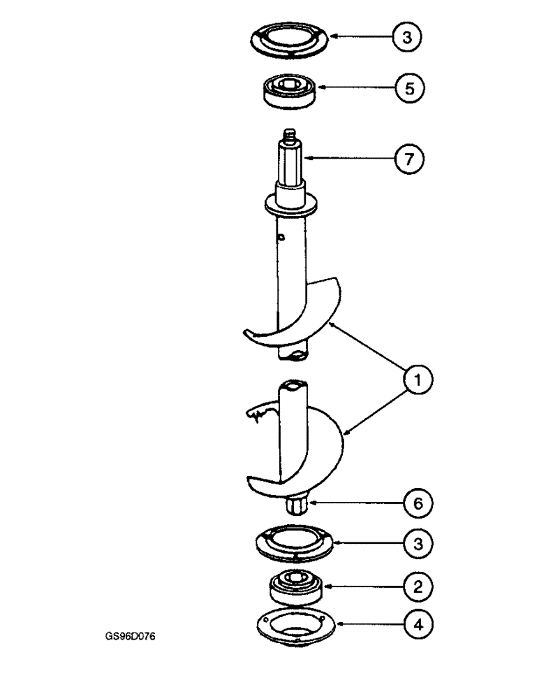 Схема запчастей Case IH 1400 - (9A-08) - SIDE AUGER, BRUSH ROLL UNIT (13) - PICKING SYSTEM