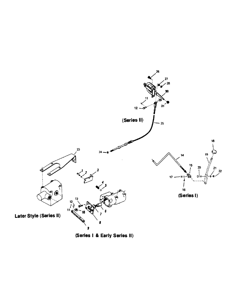 Схема запчастей Case IH STEIGER - (01-15) - TWO SPEED TRANSMISSION SHIFT LINKAGES (10) - CAB