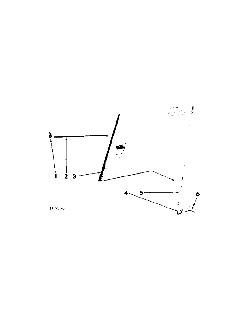 Схема запчастей Case IH 201 - (B-006[A]) - LIFTING MECHANISM (58) - ATTACHMENTS/HEADERS