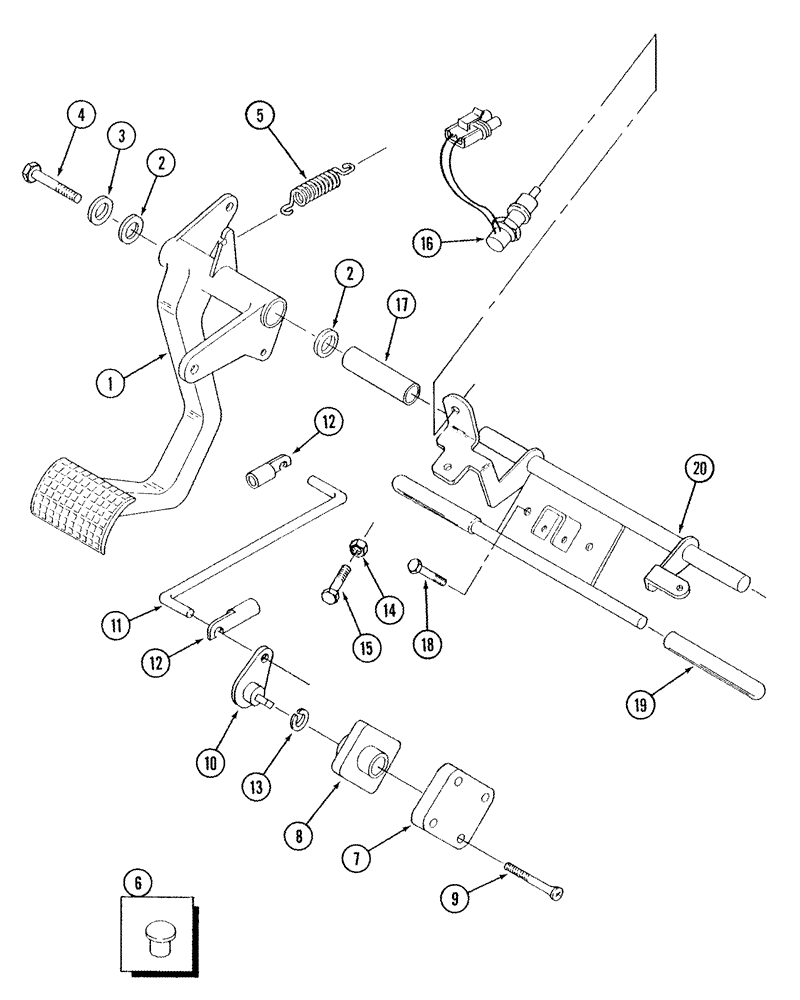 Схема запчастей Case IH STX375 - (06-01) - CLUTCH (06) - POWER TRAIN