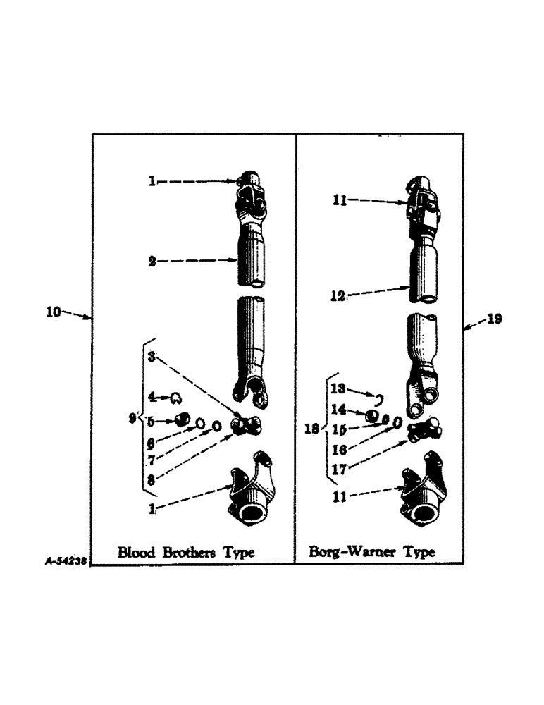 Схема запчастей Case IH 46 - (20) - PACKER DRIVE SHAFT 