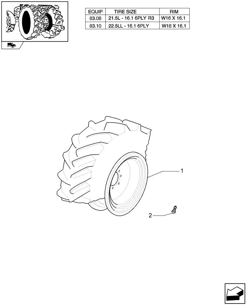 Схема запчастей Case IH FARMALL 65C - (83.00[01]) - DRIVE WHEELS (11) - WHEELS/TRACKS