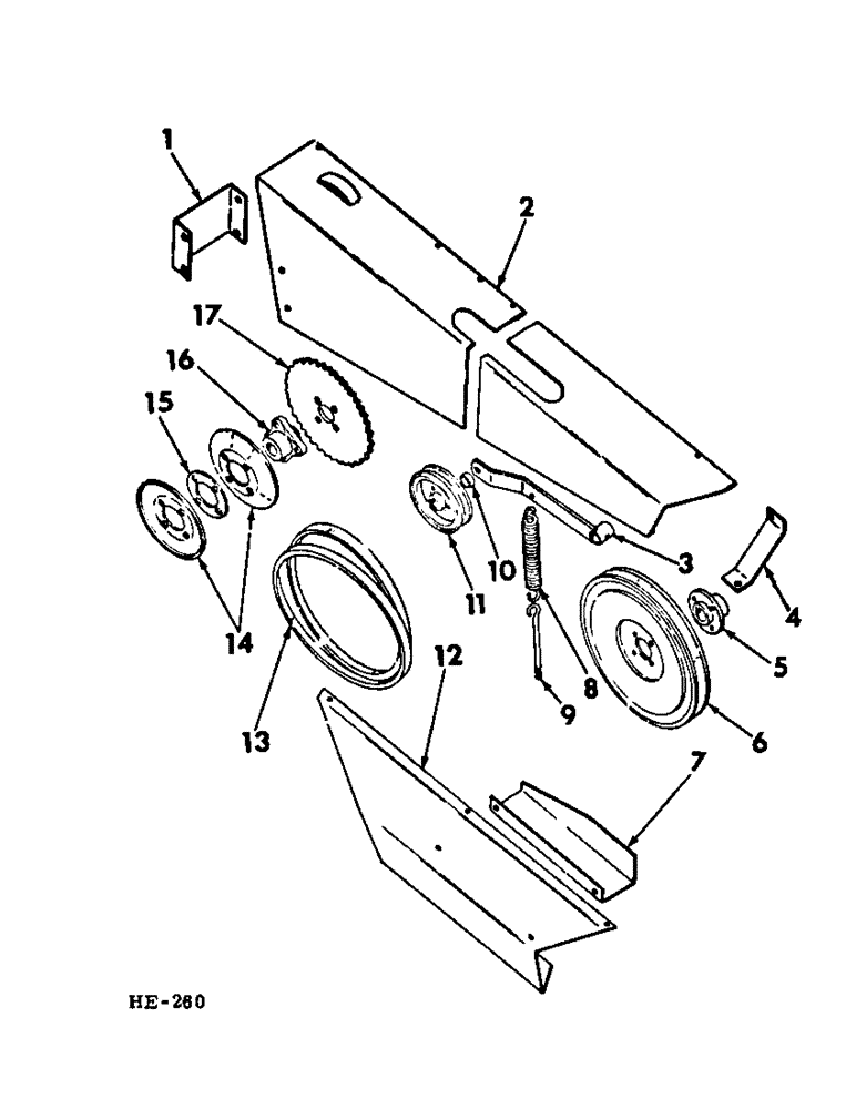 Схема запчастей Case IH 375 - (Q-12) - PLATFORMS, REEL DRIVE Platforms