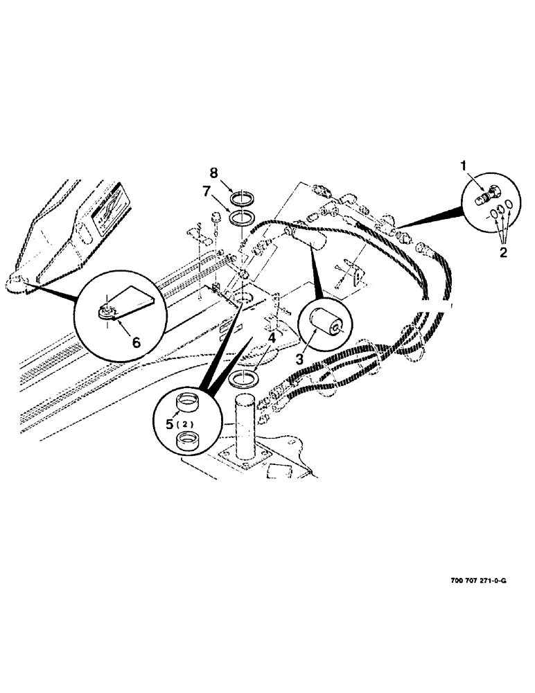 Схема запчастей Case IH 8380 - (8-14) - FILTER AND RELIEF VALVE ASSEMBLY (08) - HYDRAULICS