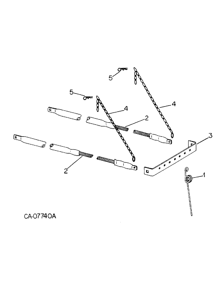 Схема запчастей Case IH 800 - (11-07) - GRANULAR CHEMICAL,SPRING TOOTH INCORP, UNITS A THROUGH X (09) - CHASSIS/ATTACHMENTS