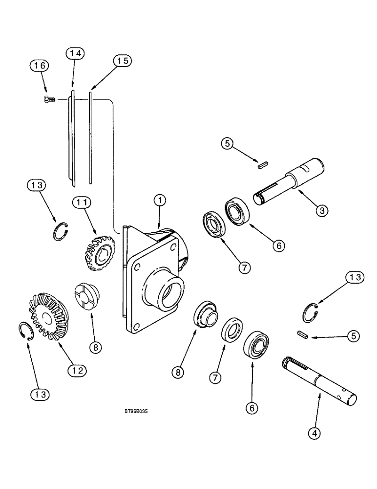 Схема запчастей Case IH 955 - (9C-48) - SEED DRUM GEARBOX, ALL RIGID, VERTICAL FOLD, FRONT FOLD & PARALLEL FRONT FOLD PLANTERS (09) - CHASSIS/ATTACHMENTS