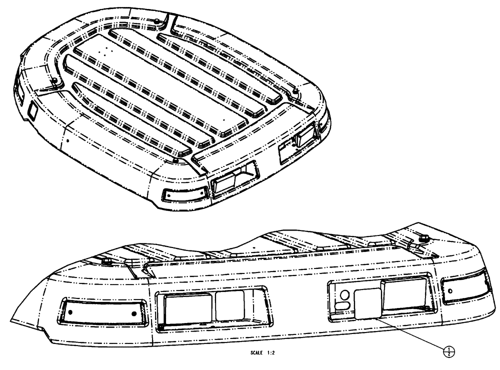 Схема запчастей Case IH FLX3510 - (01-029) - NON-INSTALL WORK LIGHT GROUP (10) - CAB