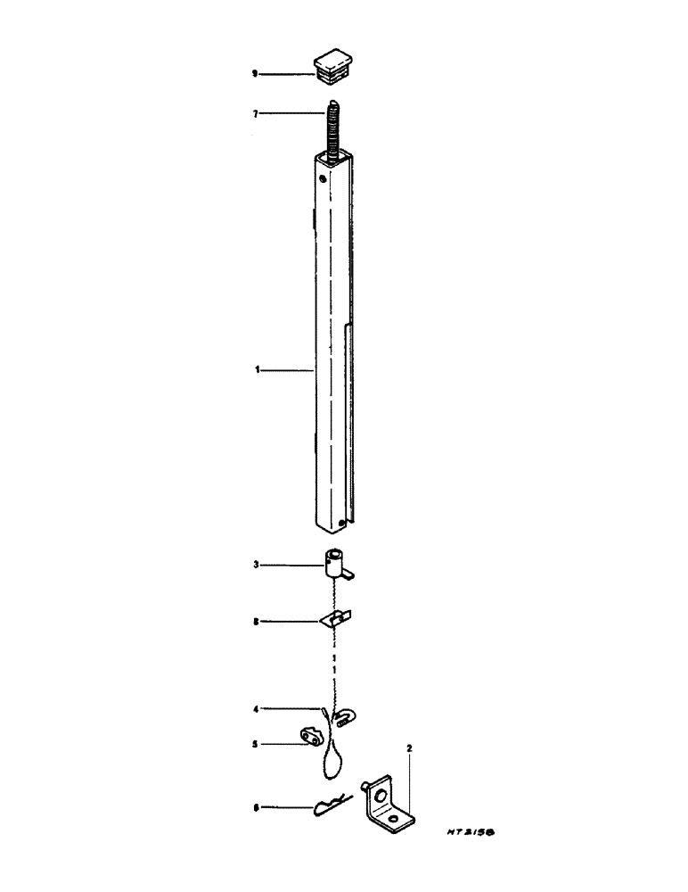 Схема запчастей Case IH 1460 - (13-050) - CUTTING HEIGHT INDICATOR (05) - SUPERSTRUCTURE