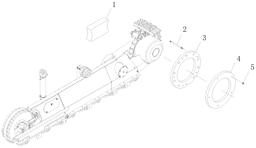 Схема запчастей Case IH A7700 - (A10.03[01]) - Stability Kit {7700} (04) - STEERING