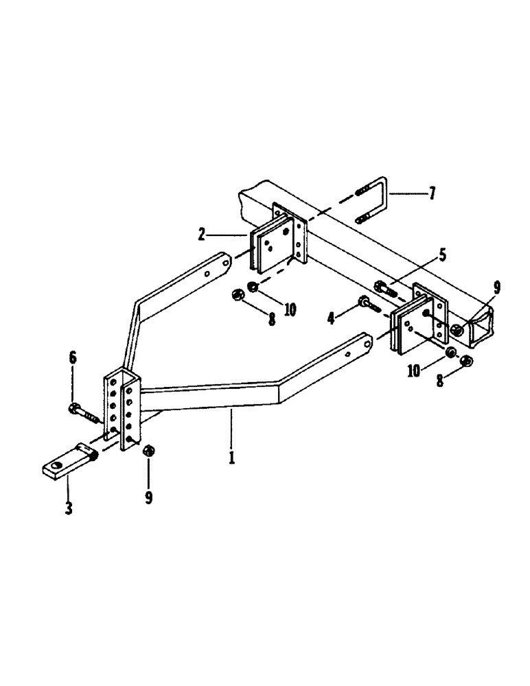 Схема запчастей Case IH 1200W-SERIES - (086) - HEAVY DUTY IMPLEMENT HITCH, 1200T, 1200M, 1200W, 32 FOOT, NEW AND OLD STYLE, 1200W, 38 FOOT 