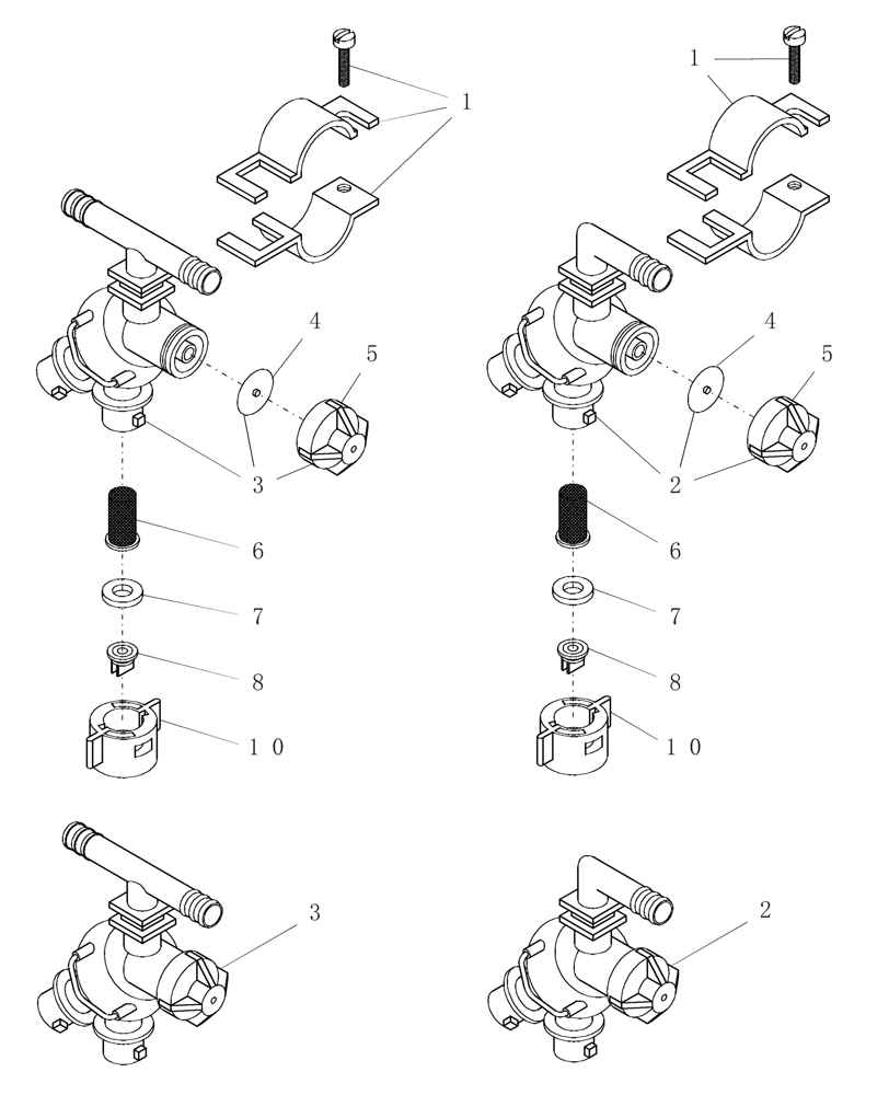 Схема запчастей Case IH 160 - (75.130.05) - NOZZLE - ASSEMBLY, DRY BOOM TRIPLE (75) - SOIL PREPARATION