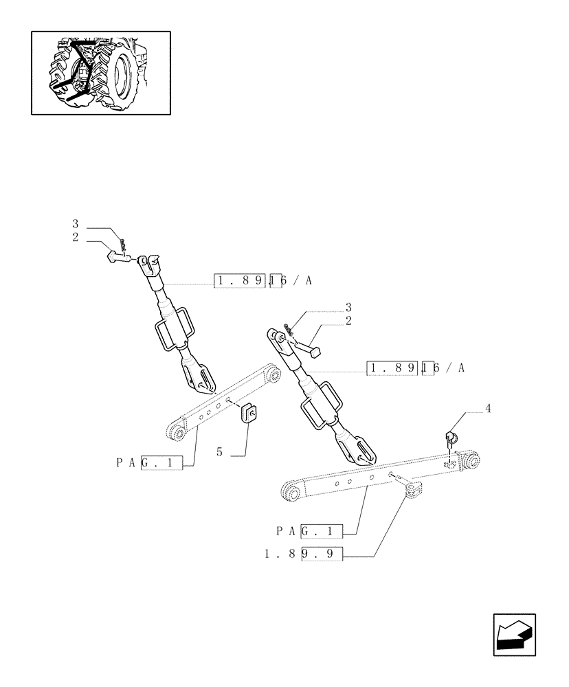 Схема запчастей Case IH JX80U - (1.89.6[02]) - IMPLEMENT CARRIER (09) - IMPLEMENT LIFT