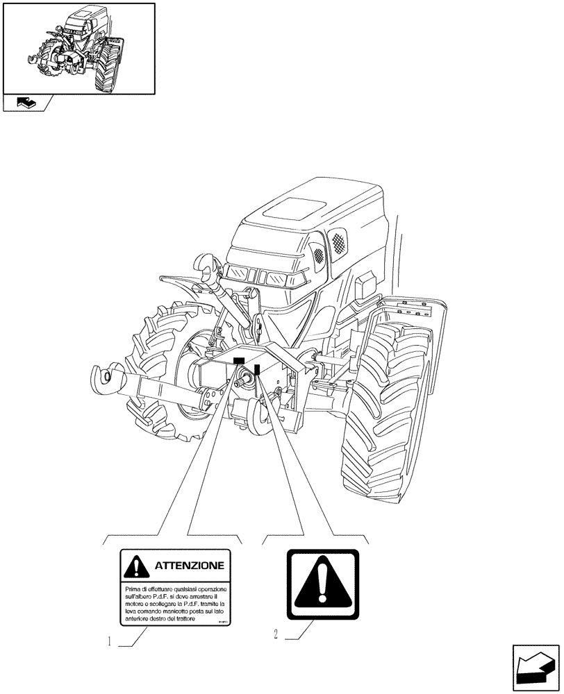 Схема запчастей Case IH FARMALL 85N - (1.98.0[07]) - DECALS - FRONT - C6624 (13) - DECALS