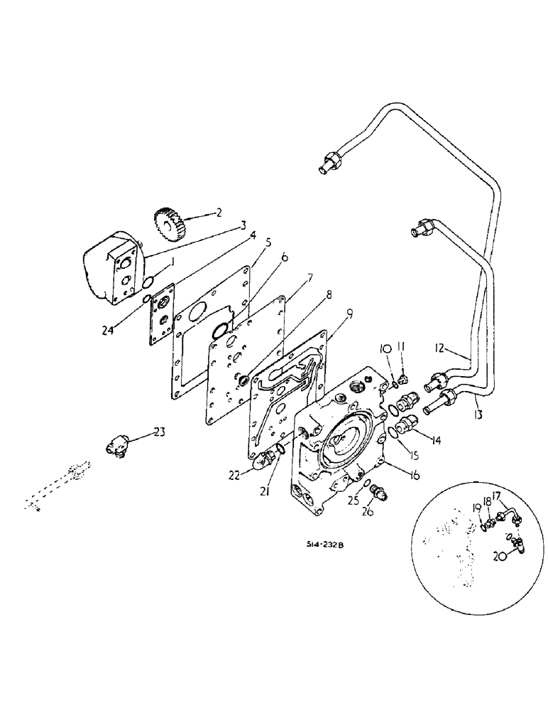 Схема запчастей Case IH 884 - (10-01) - HYDRAULIC POWER SUPPLY AND MULTIPLE CONTROL VALVE (07) - HYDRAULICS