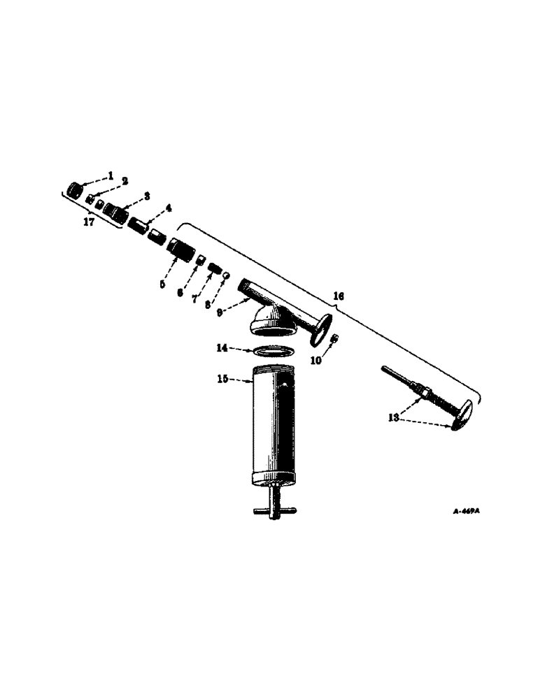 Схема запчастей Case IH INTERNATIONAL - (02-3) - MISCELLANEOUS, HAND LUBRICATOR Accessories & Attachments / Miscellaneous