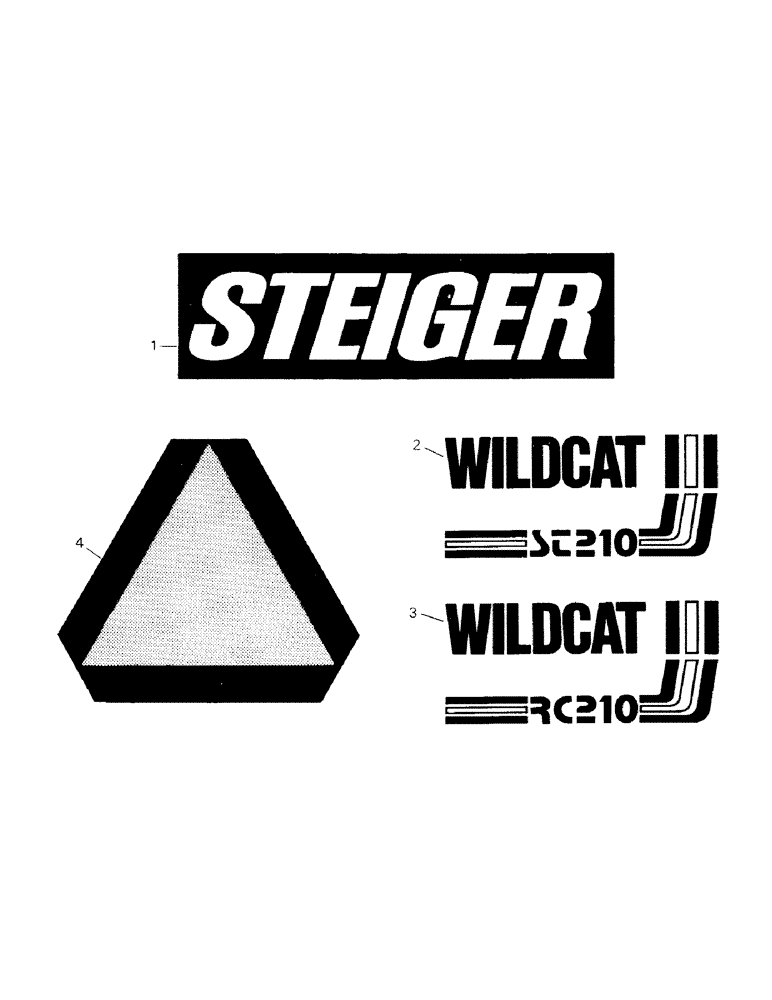 Схема запчастей Case IH ST210 - (09-02) - DECALS (13) - DECALS