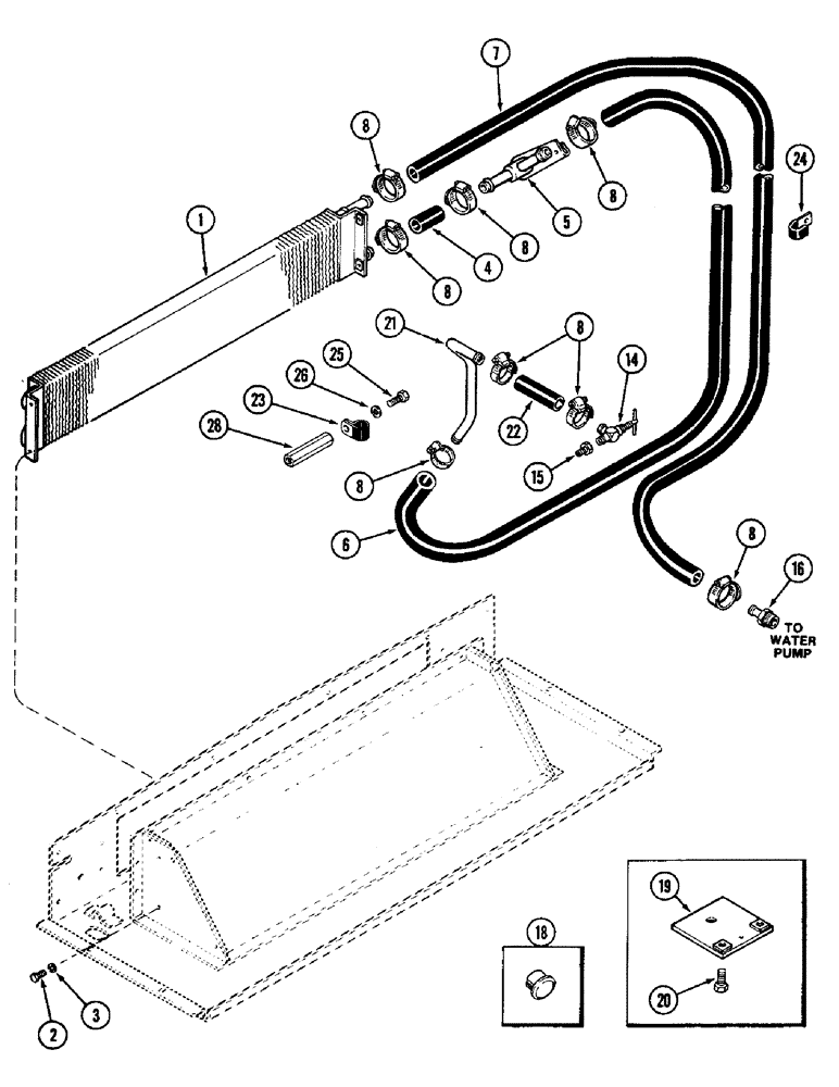 Схема запчастей Case IH 3294 - (9-468) - CAB, HEATER, PRIOR TO CAB S/N 12107380 (09) - CHASSIS/ATTACHMENTS