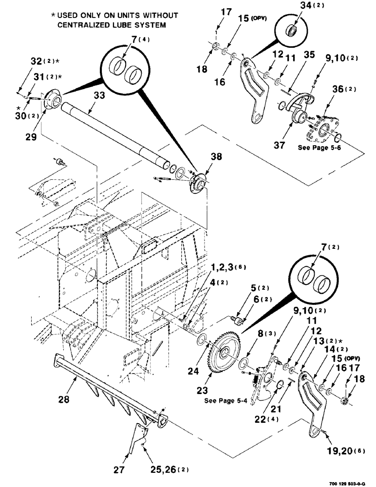 Схема запчастей Case IH 8575 - (5-02) - CHARGE ASSEMBLY (13) - FEEDER