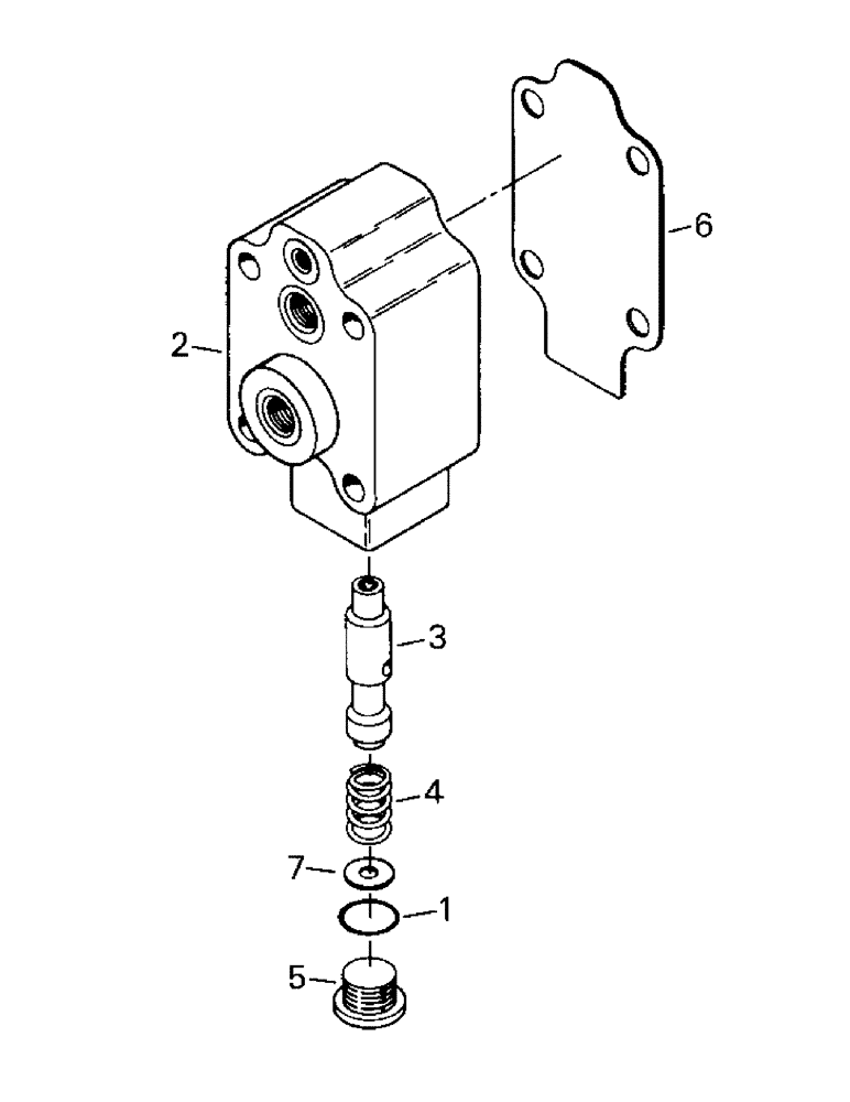 Схема запчастей Case IH CR-1225 - (04-41) - REGULATOR VALVE ASSEMBLY (04) - Drive Train