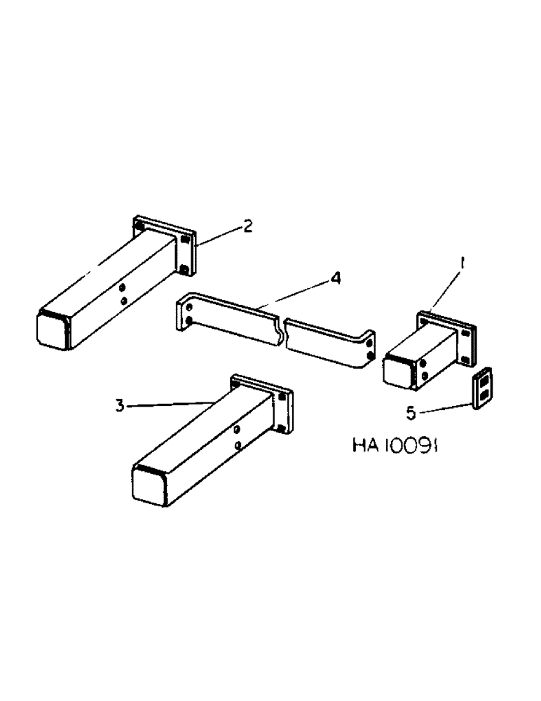 Схема запчастей Case IH 5500 - (C-02[A]) - FRAME EXTENSIONS 