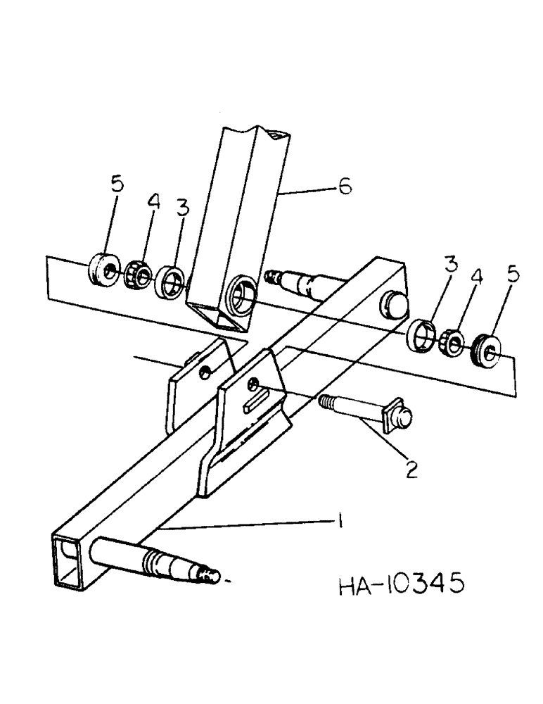 Схема запчастей Case IH 5500 - (G-14) - MAIN FRAME AXLE, WING TYPE, MACHINES WITH AXLE PIVOT THROUGH ROCKSHAFT TUBE 