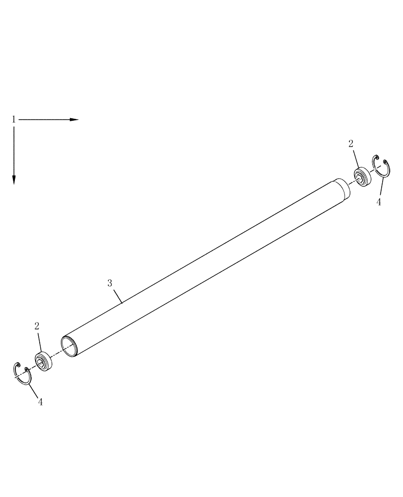 Схема запчастей Case IH DHX301 - (2.01A) - IDLER ROLLER (12) - MAIN FRAME