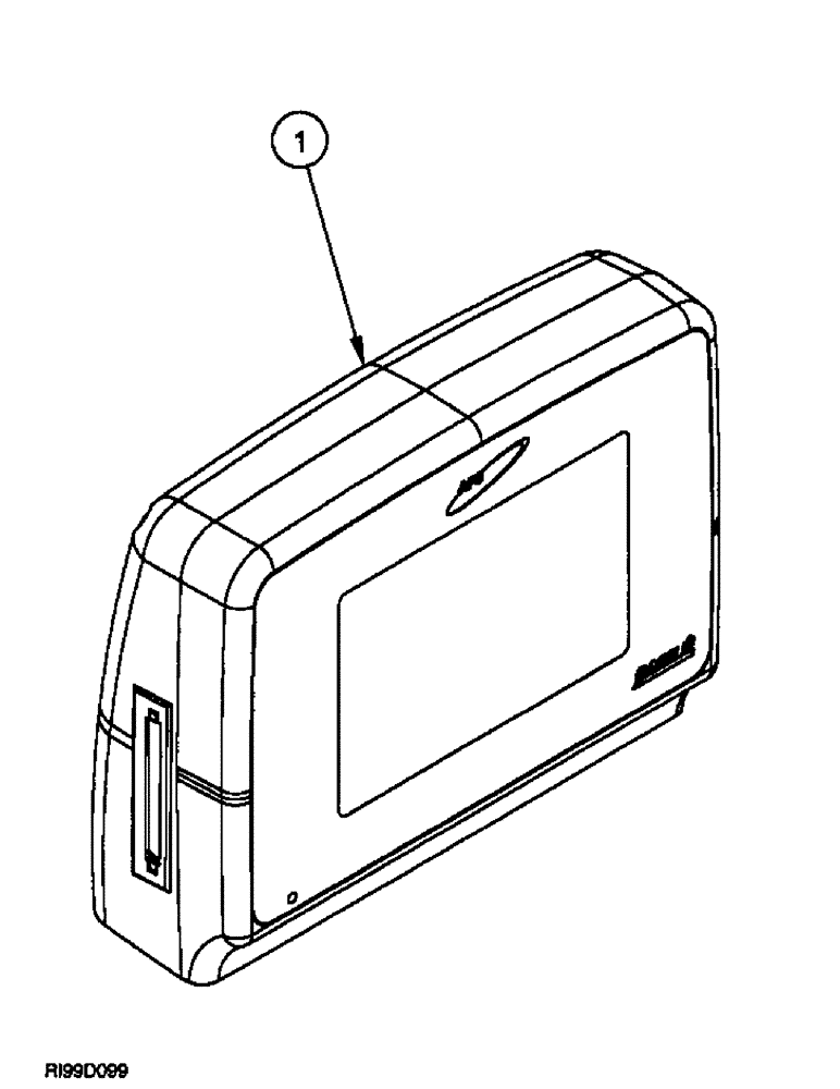 Схема запчастей Case IH 2388 - (04-48) - AFS - UNIVERSAL DISPLAY PACKAGE (06) - ELECTRICAL