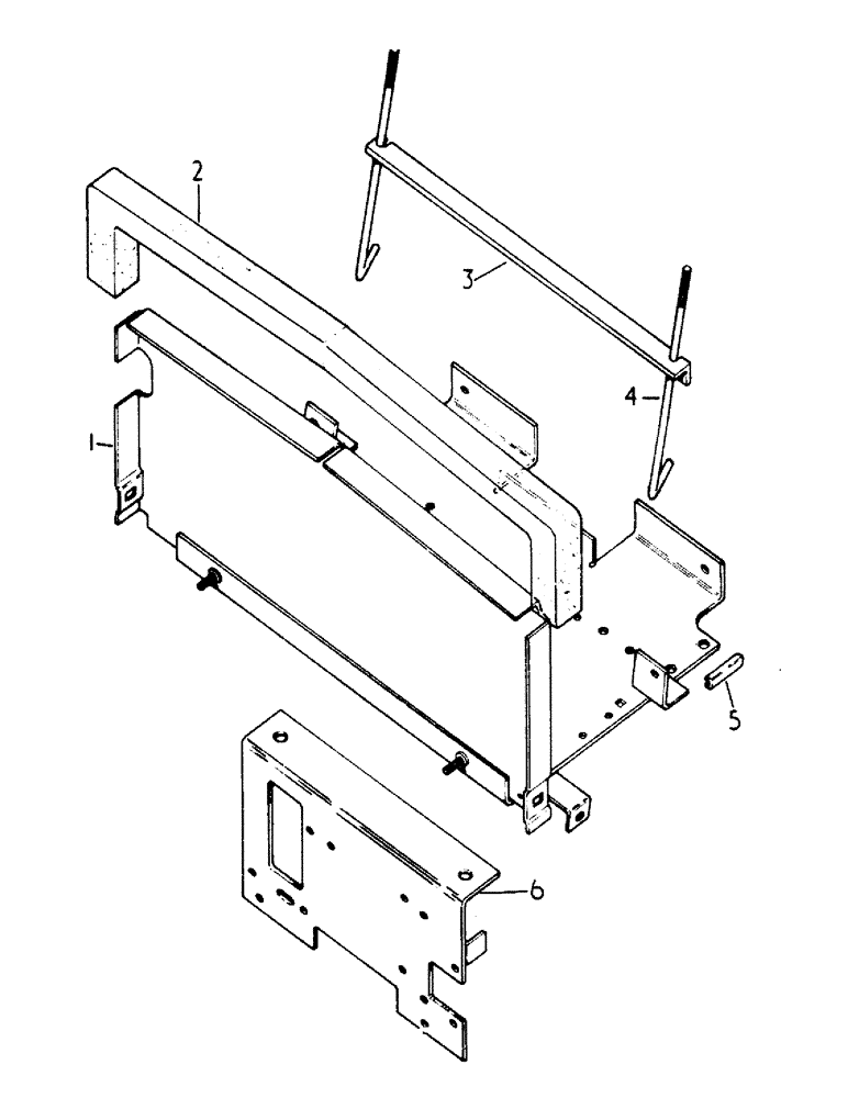 Схема запчастей Case IH 385 - (08-07) - ELECTRICAL, BATTERY TRAY (06) - ELECTRICAL