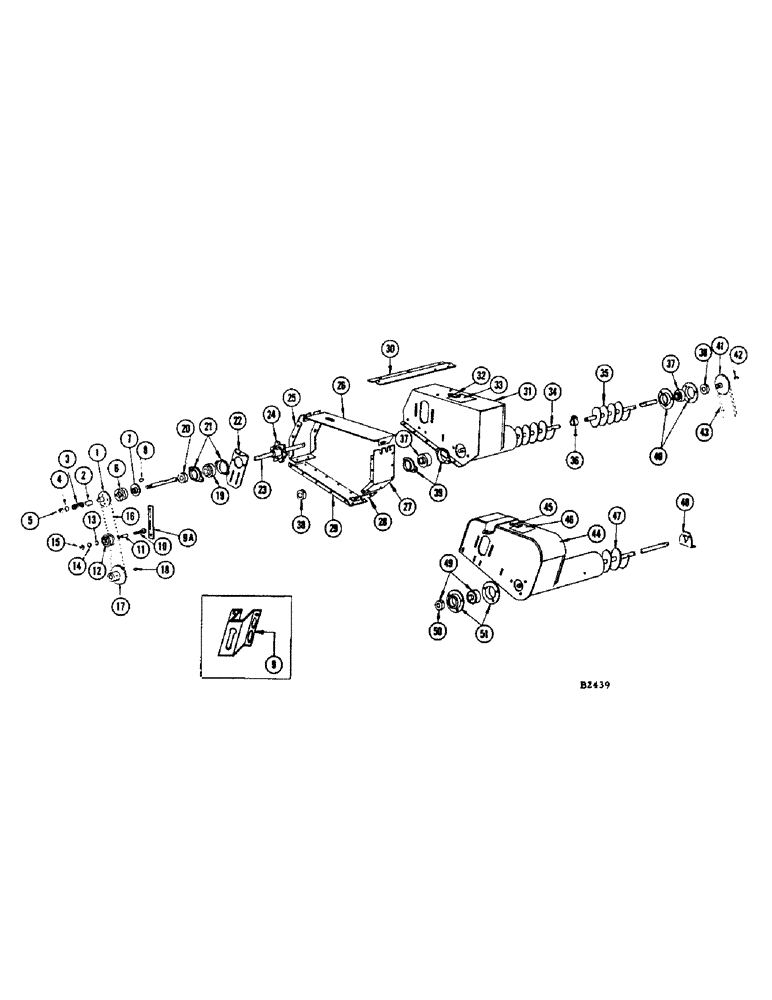 Схема запчастей Case IH 960 - (134) - GRAIN BIN DISTRIBUTION AUGER (80) - CROP STORAGE/UNLOADING