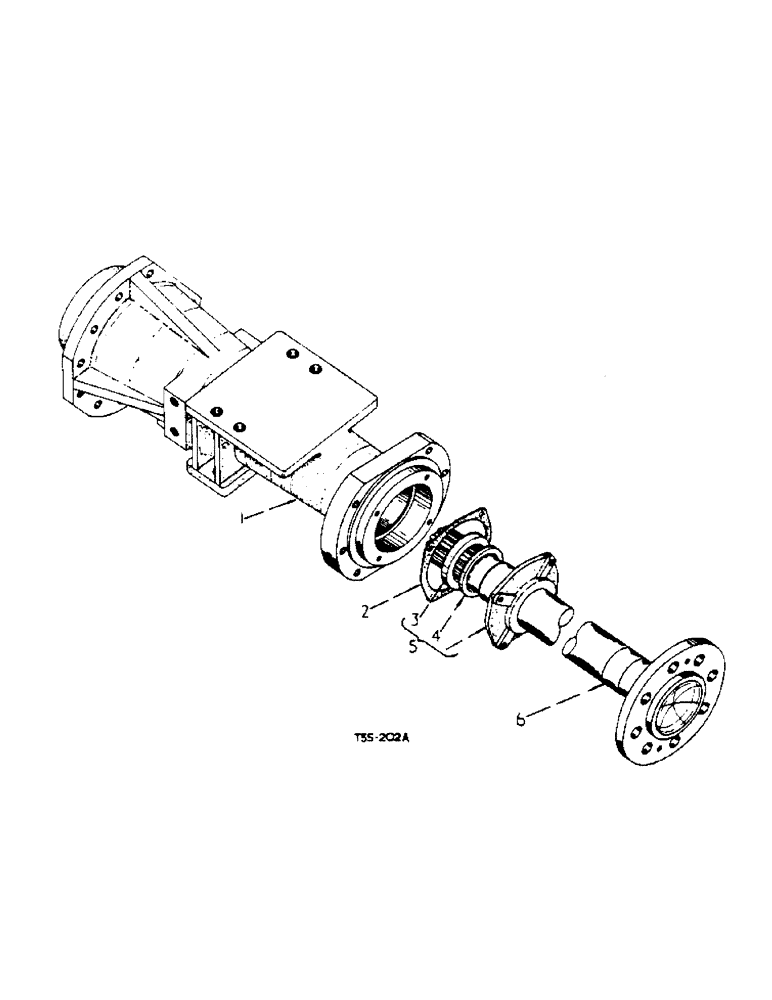 Схема запчастей Case IH 434 - (6-077) - HAND OPERATED DRUM BRAKE ATTACHMENT, REAR AXLE AND CARRIERS - ATTACHMENTS (07) - BRAKES