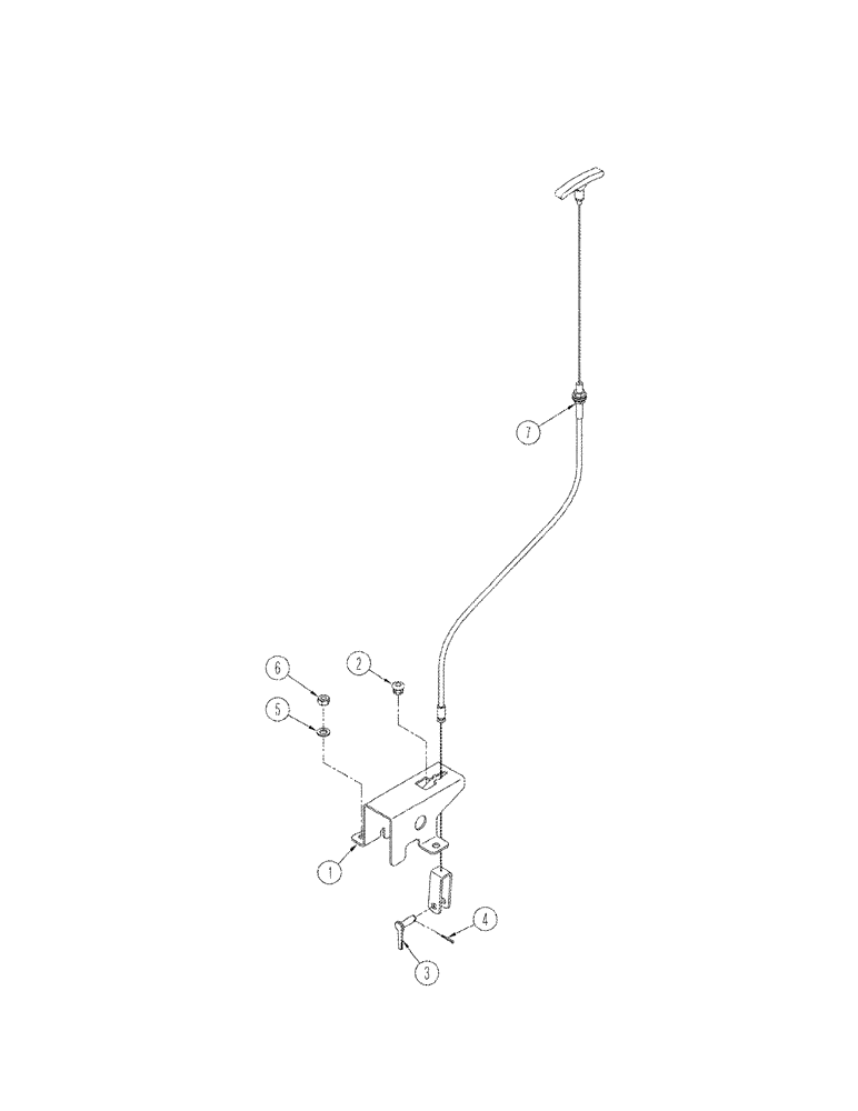 Схема запчастей Case IH STX375 - (08-47) - CABLE TOW VALVE (08) - HYDRAULICS