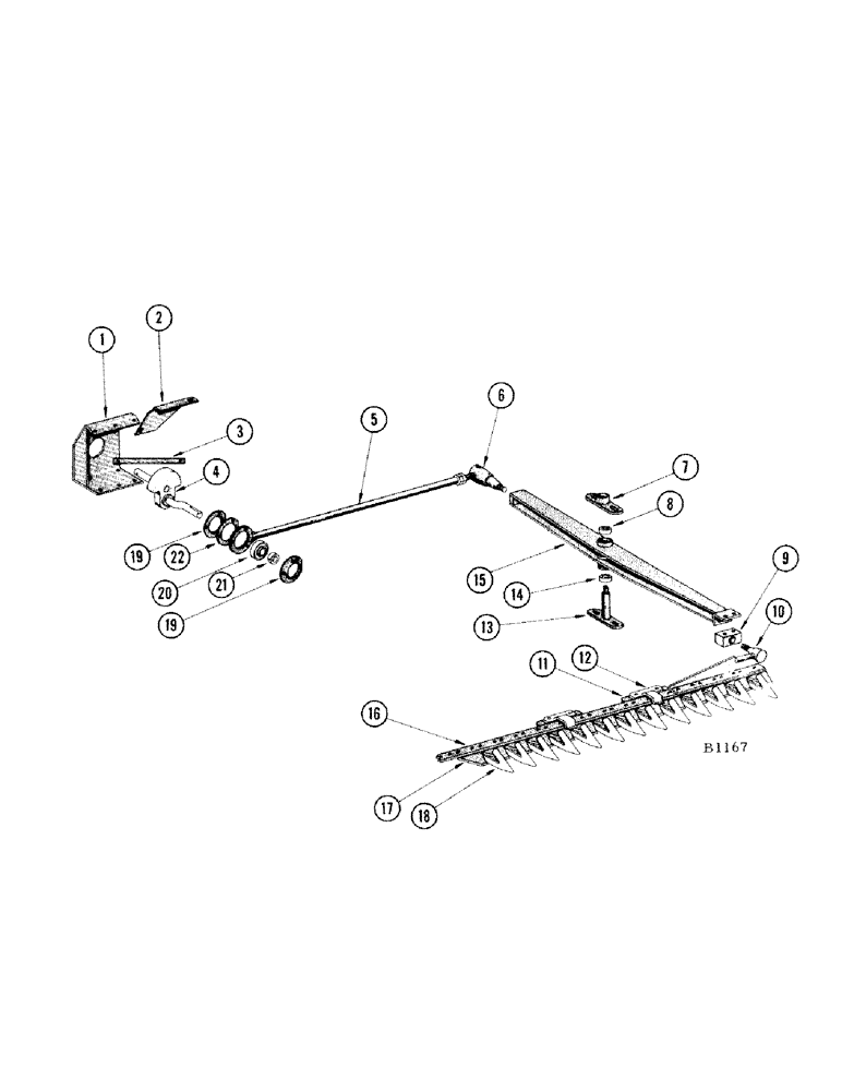 Схема запчастей Case IH 840 - (04[A]) - SICKLE AND SICKLE DRIVE 