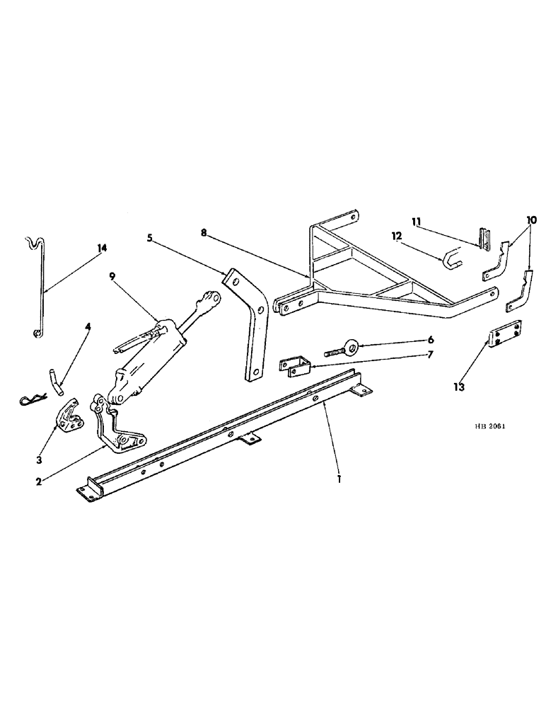 Схема запчастей Case IH 150 - (59) - HYDRAULIC LIFT ADAPTOR PACKAGE, FOR 20X8, 14X10, 16X10, 10X12, 14X12, 10X14, 8X18, AND 12X14 