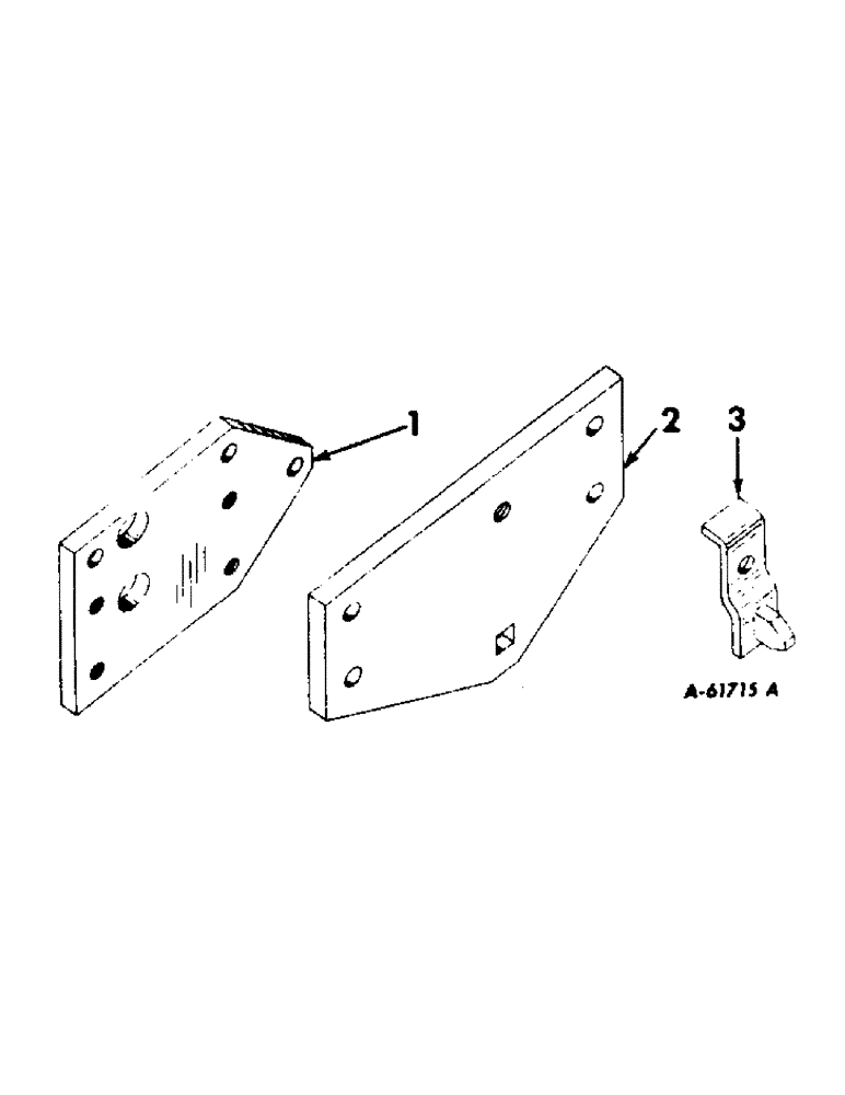 Схема запчастей Case IH 465A - (W-21[B]) - ADAPTING UNIT PARTS REQUIRED TO CHANGE CULTIVATOR OR FRAME TO MIDDLEBUSTER FRAME 