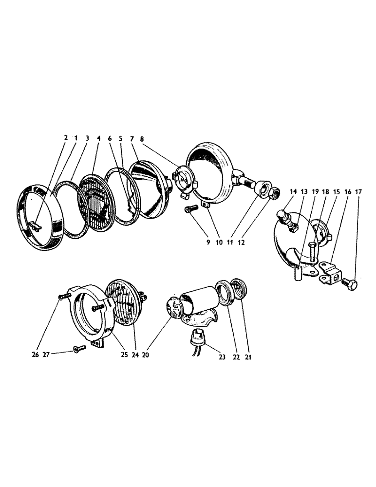 Схема запчастей Case IH 780 - (098) - LAMP ASSEMBLIES (06) - ELECTRICAL SYSTEMS