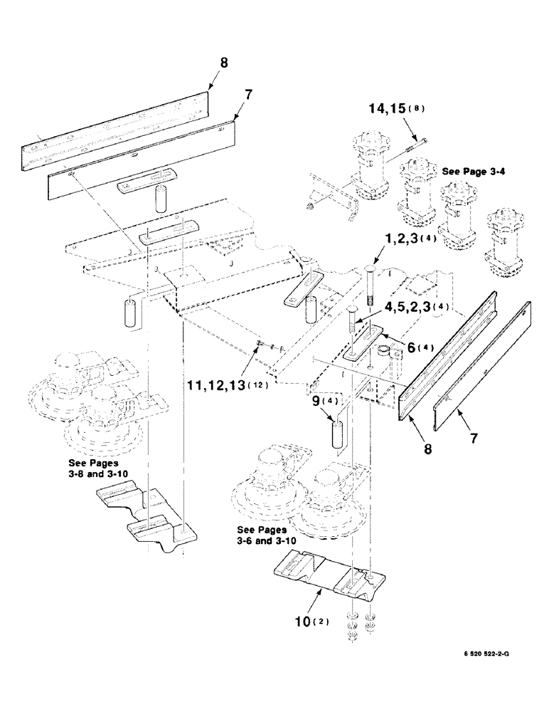 Схема запчастей Case IH 8725 - (03-02) - CUTOFF DISC MOUNTING, LUBE AND GUIDE ASSEMBLY (09) - CHASSIS