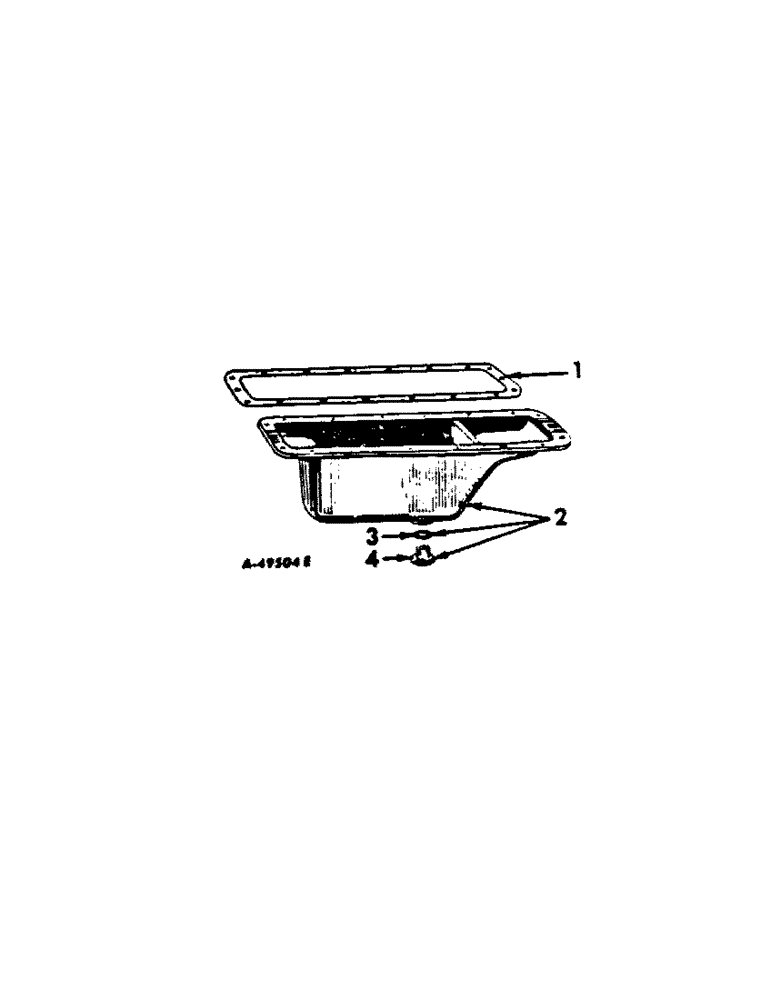 Схема запчастей Case IH C-123 - (B-18[A]) - CRANKCASE OIL PAN 