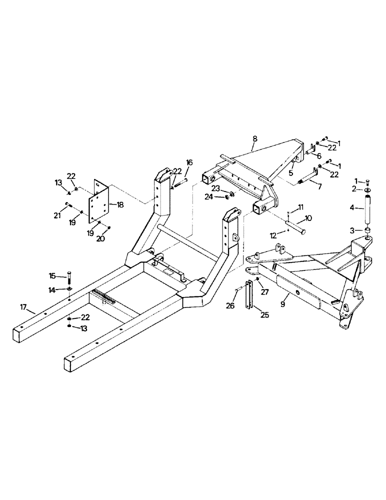 Схема запчастей Case IH PTA270 - (11-36) - MODEL 616 & 618, UTILITY BLADE FRAME Options & Miscellaneous