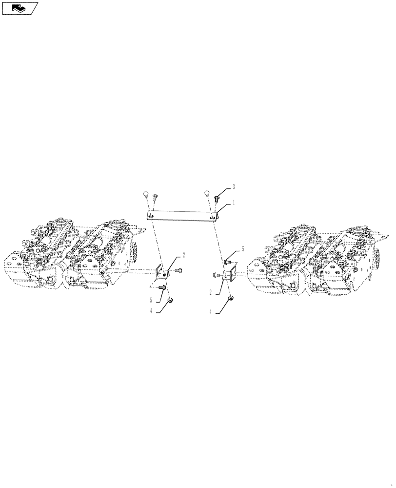 Схема запчастей Case IH 3206-70 - (20.13.30) - ROW UNIT, LOWER SUPPORT No Description