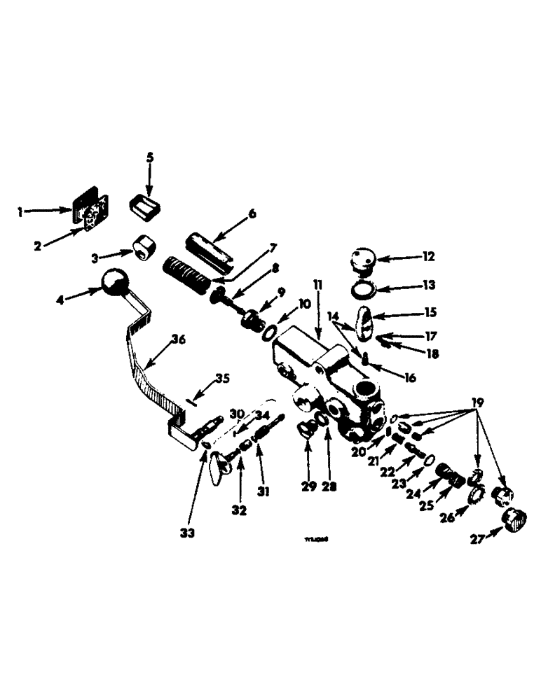 Схема запчастей Case IH B275 - (106) - HYDRAULIC ATTACHMENTS, CONTROL VALVE (07) - HYDRAULIC SYSTEM