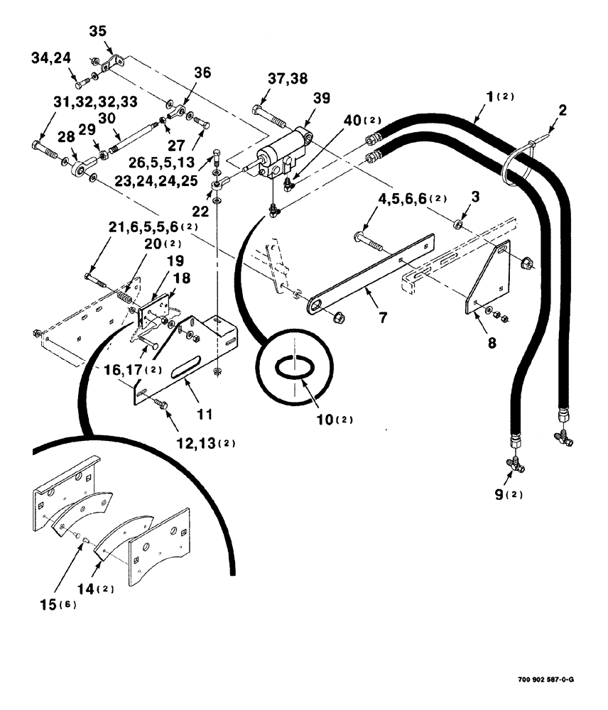 Схема запчастей Case IH 8840 - (09-020) - GROUND SPEED ASSIST KIT (88) - ACCESSORIES