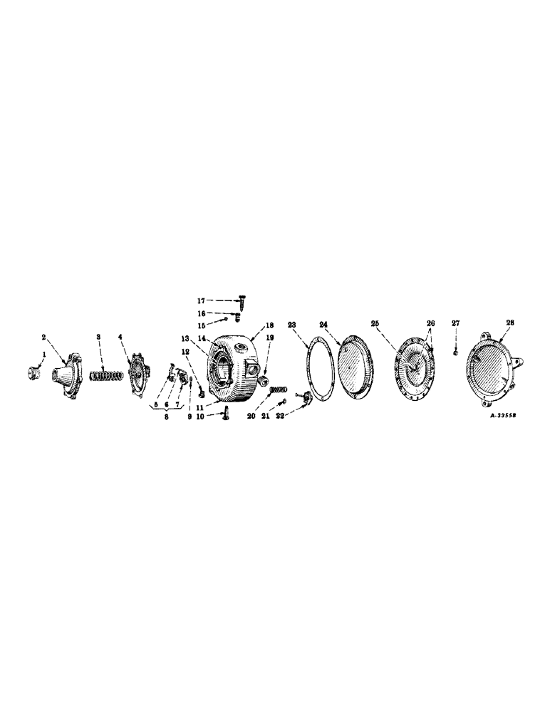 Схема запчастей Case IH SUPER M - (050) - CARBURETED ENGINE, FUEL REGULATOR, ENSIGN, LIQUIFIED PETROLEUM GAS (01) - ENGINE