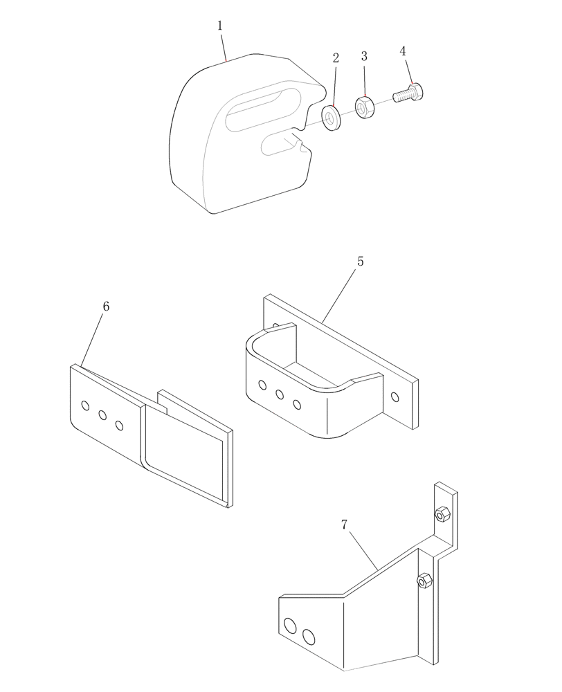 Схема запчастей Case IH FARMALL 45C - (88.040.AA[01]) - DIA KIT, FRONT END WHEEL WEIGHTS, WEIGHT CARRIER & WEIGHT ADAPTER BRACKET SUPERSTEER (88) - ACCESSORIES