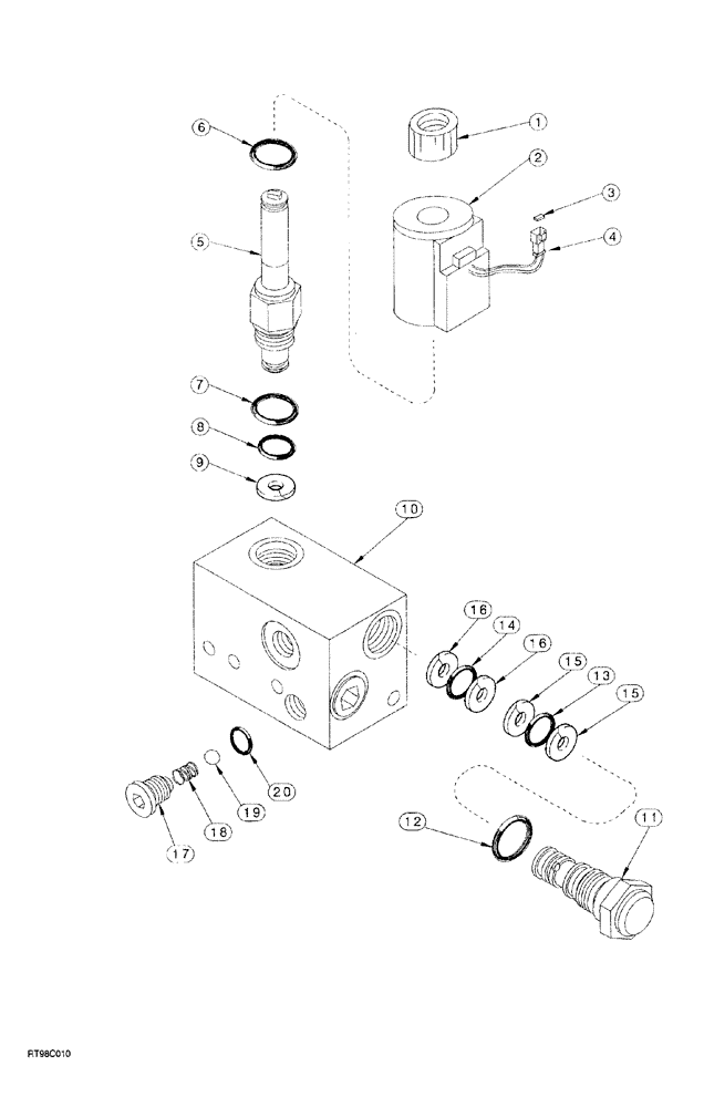 Схема запчастей Case IH AFS - (04-62) - VALVE, PROPORTIONAL FLOW CONTROL (955 PLANTER, CYCLO FERTILIZER 12 ROW, 16 ROW NARROW AND 12/23 SRC) (35) - HYDRAULIC SYSTEMS