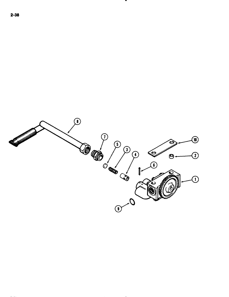 Схема запчастей Case IH 2294 - (2-038) - OIL PUMP, 504BDT DIESEL ENGINE (02) - ENGINE