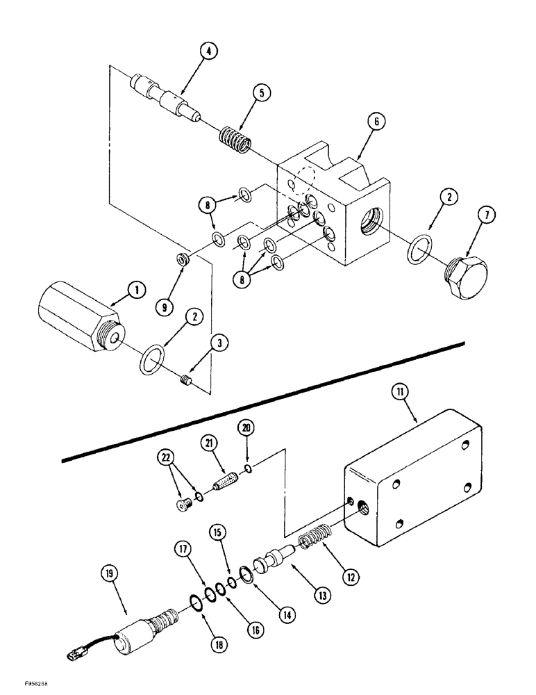 Схема запчастей Case IH 9390 - (6-100) - 24 SPEED SYNCHROSHIFT TRANSMISSION ASSEMBLY (06) - POWER TRAIN