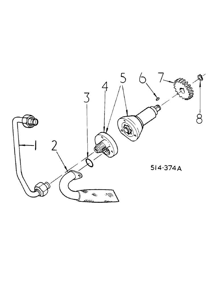 Схема запчастей Case IH 785 - (10-012) - HYDRAULIC LUB PUMP, SYNCHROMESH DRIVE (07) - HYDRAULICS