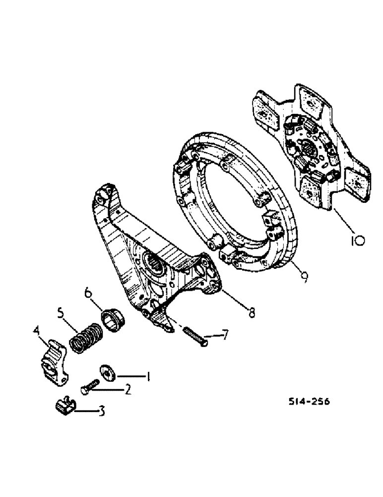 Схема запчастей Case IH 2500 - (07-031) - CLUTCH, FORWARD AND REVERSE (04) - Drive Train