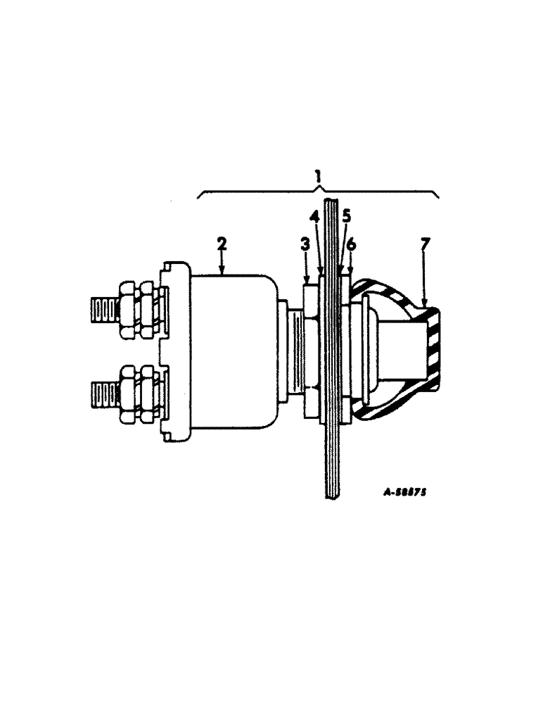 Схема запчастей Case IH 660 - (106) - ELECTRICAL SYSTEM, GLOW PLUG SWITCH, DELCO-REMY (06) - ELECTRICAL SYSTEMS